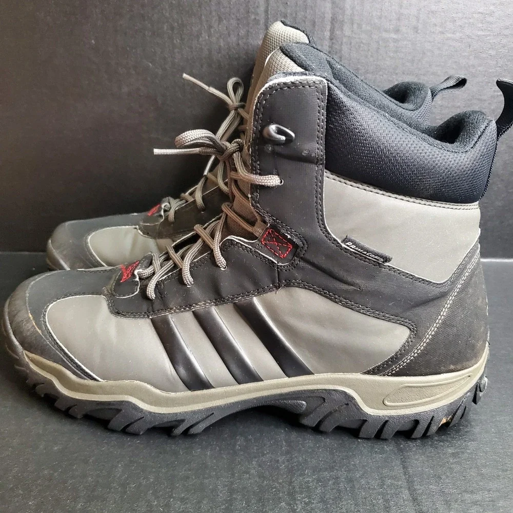 Men Adidas Flint II Mid CP ClimaWarm Hunting Hiking Boot US Men's 13 EU Gray SEE